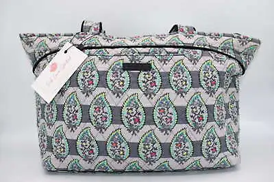 Vera Bradley Mandy Tote Bag In  Paisley Stripes  Pattern • $26.10