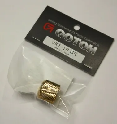 Authentic Gotoh VK1-19 Gold Control Knob Metal Fits Ibanez Guitar + Many Others • $8.99