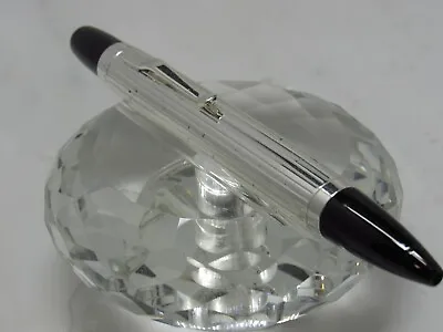 Gorgeous High Quality 4.9  Montefiore Antique Silver Twist Ball Point Pen • $42.99