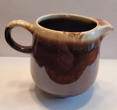 McCOY BROWN DRIP Creamer #7020 USA 1960s • $12