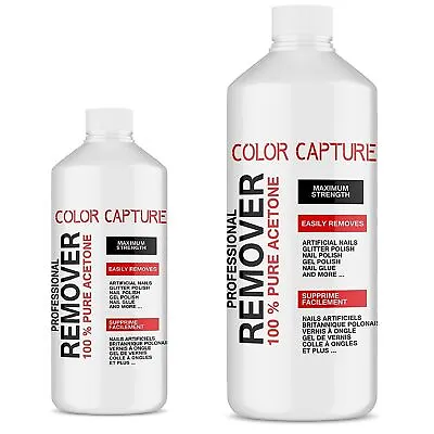 £6.49 • Buy Colour Capture 100% Pure Acetone Superior Quality Nail Polish Remover UV/LED GEL