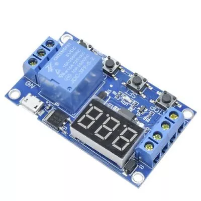 £3.13 • Buy LED Trigger Delay Cycle Timer Control Switch Delay Relay Module Micro USB/Type-C