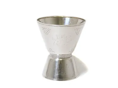 1928 Antique Sweden Silver 830 Goblet Or Vase Engraved Flower W.A. Bolin 190 Gr • $675
