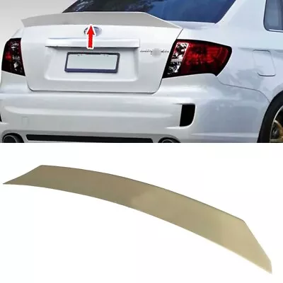 MATTE BLACK Fit FOR SUBARU IMPREZA WRX 3TH STI REAR X LOOK TRUNK SPOILER SEDAN • $289