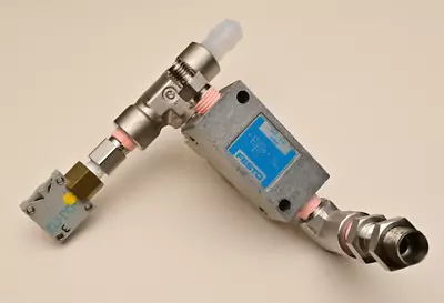 $48 • Buy FESTO VAD-1/4 9394 Vacuum Generator W/ MPL503 Pressure Sensor Cajon SS316 Elbow