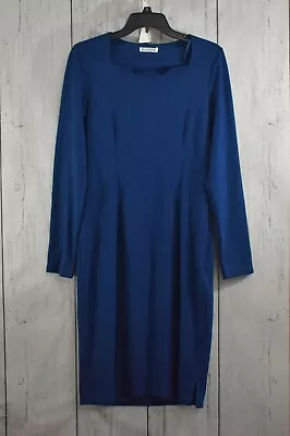 Women's Mikarose Navy Blue MEDIUM Dress Long Sleeve Casual No Belt NWOT  • $18