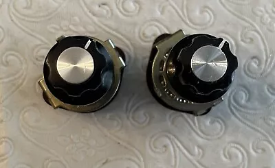 (2) 4 Pole 3 Position Panel Mount Rotary Switch With Knob USED Good Condition • $4