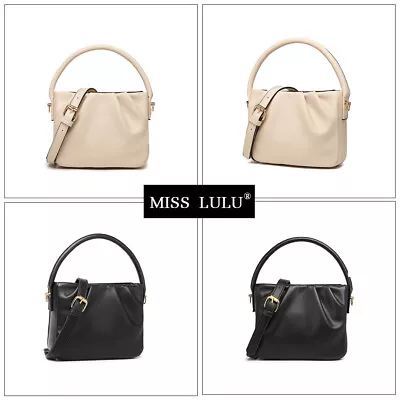£9.99 • Buy Small Ladies Faux Leather Tote Handbag Women Chain Shoulder Cross Body Bag