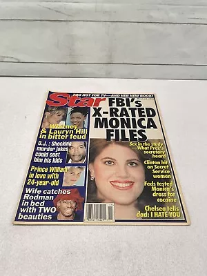 Star Tabloid Mar 16 1999 Monica Lewinsky Whitny Houston Oj Simpson Rodman • $19.99