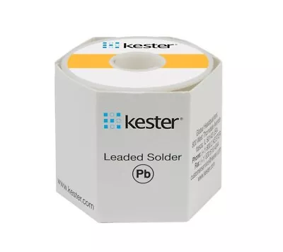 Kester 24-6040-0061 Leaded Rosin - Sn60Pb40 66 Core 3.3% Flux - 1 LB Spool • $31.76