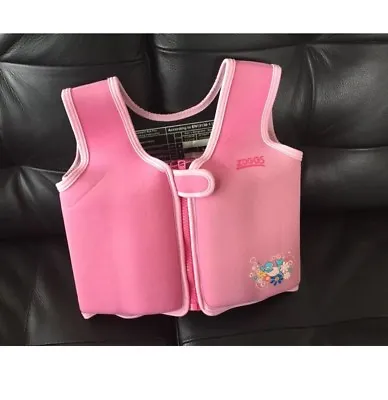 ZOGGS Bobin Swim Jacket Age 2-3 Years GIRLS PINK JACKET -USED ONCE • £19.99