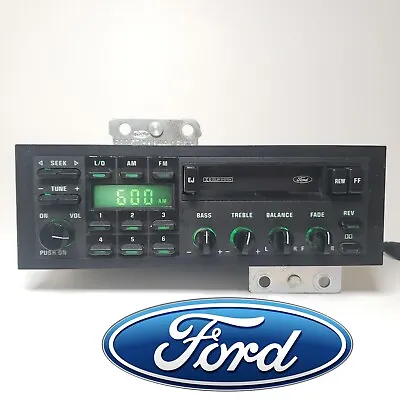 ✅88-92 Ford Mustang Radio Cassette Player Audio Sound AM FM OEM E9DF-19B132-BA • $245