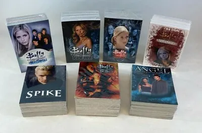 Buffy The Vampire Slayer Angel & Spike Complete Card Sets (7 Total = 567 Cards) • $36