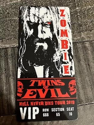 Marilyn Manson Rob Zombie Twins Of Evil Tour 2019 Vip Pass  • $39.51