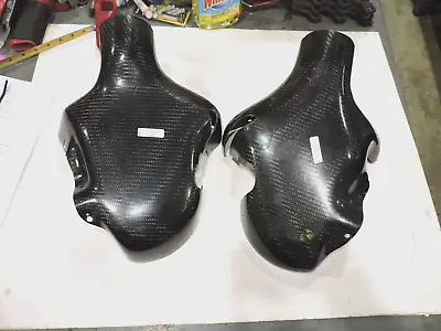 Kennys Carbon Fiber Spindle Ducts 3  Outlets Pair Nascar Late Model Pair • $69