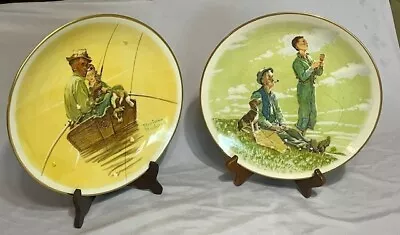 Vintage 1976 Norman Rockwell Collector Plates - Limited Edition Four Seasons • $14.99