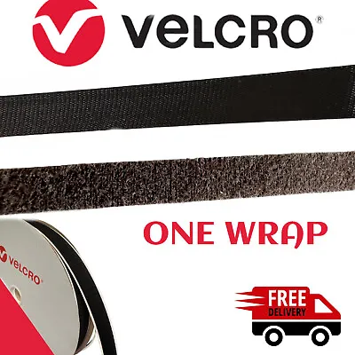 Velcro® Genuine One-wrap Self Adhesive Stick On Tape Strip Size Pack 16mm Side • £3.49