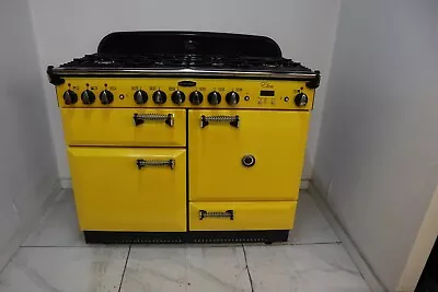 Rangemaster Elan 110 Range Cooker In Mango & Chrome Dual Fuel REF C30 AGA • £1390