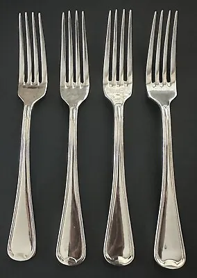 Oneida FLAMBE  Dinner Fork 7 5/8  18/10 Glossy Stainless Flatware Set Of 4 • $39.95