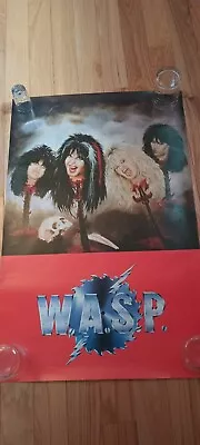 Vintage WASP Poster 1986 Headless Band Heads On A Pike • $80