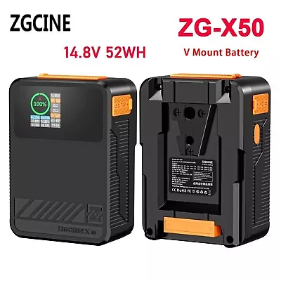 ZGCINE ZG-X50 V Mount Battery Power Bank 14.8V V-Lock PD Fast Charging Battery • $220