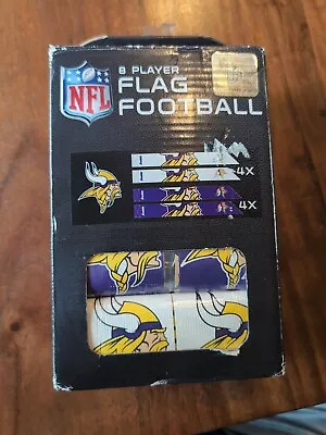 NFL Franklin Sports Minnesota Vikings Youth Flag Football Set • $12.99