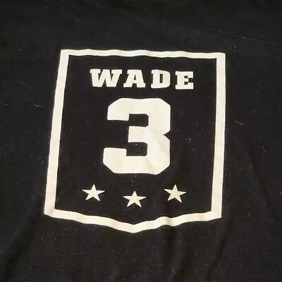 Dwyane Wade Miami Heat Tee Large NBA Basketball Stadium Giveaway Rare • £102.36