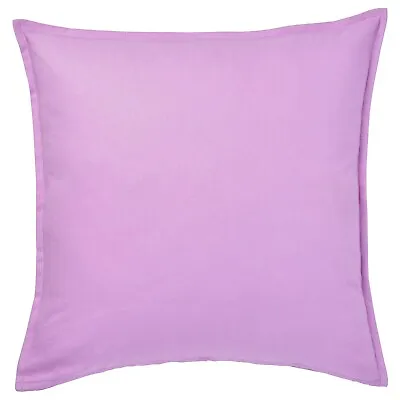 IKEA GURLI Cushion Cover 50 X 50 Cm 100% Cotton Light Lilac 004.650.18 NEW • £4.75