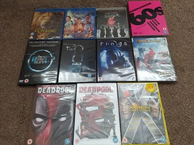 £5.99 • Buy Dvd Blu Ray Bundle Mixed Disney Marvel Brand New & Sealed 