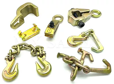$149.99 • Buy 7pc Set Auto Frame Back Self-Tightening​g Grips & Auto Body Repair Pull Clamp HD