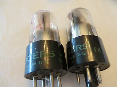 Radio Tubes Two Rogers 6X5 GT Early Date Codes Test New /results • $14.54