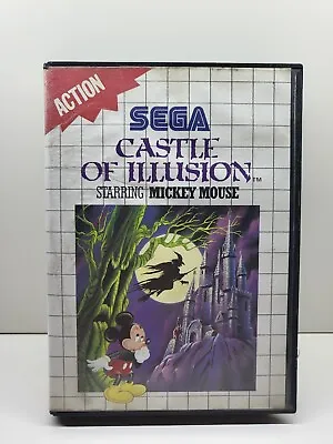 Castle Of Illusion Starring Mickey Mouse Sega Master System Without Notice Pal • $24.83