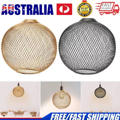 Retro Hollow Out Lamp Shade Pendant Ceiling Light Shade Cover Style Chandelier • $14.09