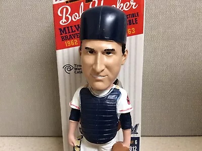 2012 MLB HOF Milwaukee Brewers Bob Uecker Bobblehead In Braves Uniform! • $20