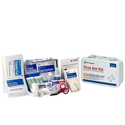 10 Person Metal First Aid Kit ANSI Compliant First Aid Only • $39.95