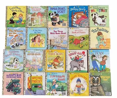 Lot Of 20Vintage 80s First Little Golden Books Preschool Library Homeschool • $19.99