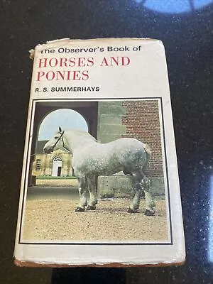 Observer's Book Of Horses And Ponies - 1971 Reprint Of 1968 Revised Edition • £1.50