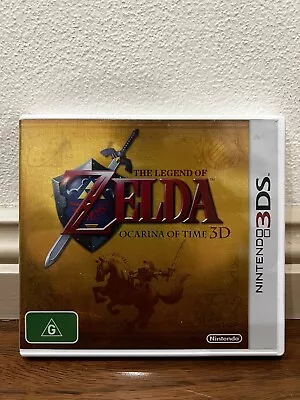 The Legend Of Zelda Ocarina Of Time 3D Nintendo 3DS AUS PAL Complete Manual CIB • $39.90