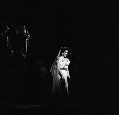 Maria Callas In Norma Of Vincenzo Bellini Opera Of Paris 1960s Old Photo 1 • $5.87
