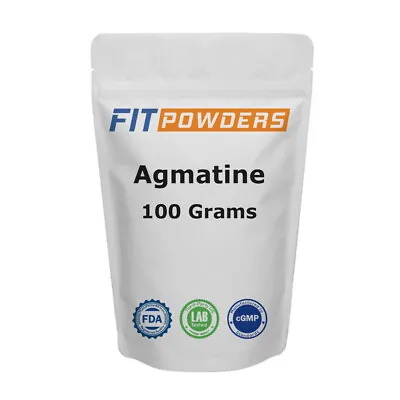 Agmatine Sulfate Powder 100 Grams - 100% Pure US Lab Tested: With Dosage Scoop • $10.95