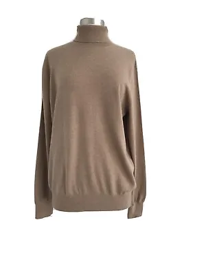 Nwt Cashmeren Premium Quality 100% Cashmere Brown Turtleneck Sweater Size L • $79.99