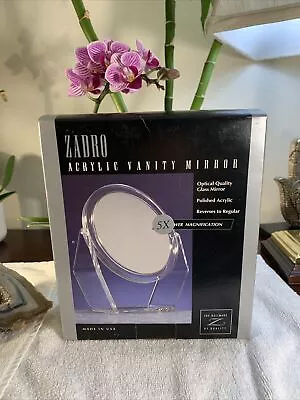 Zadro 5X Acrylic Vanity Magnifying Mirror Brand NEW Never Used • $29.99