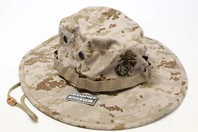 Usmc Desert Marpat Ega Jungle Hat Wide Brim 3  Made In Usa  • $29.99