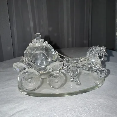 Shannon Crystal Godinger Wedding Horse Drawn Coach Sculpture Cinderella Style • $19