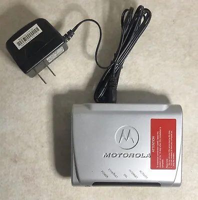 Motorola 2210-02-1002 MSTATEA DSL Modem + Power Supply/ • $15.43