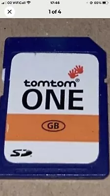 £19.90 • Buy TomTom One (1st Edition) Satellite Navigation UK MAPS SD CARD