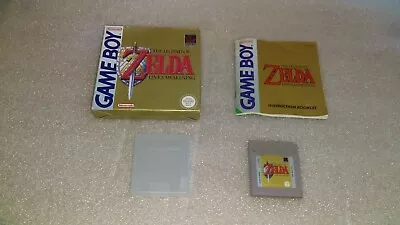 Link's Awakening (Gameboy PAL Version) Boxed -- Creased Box Dead Save Battery • £80