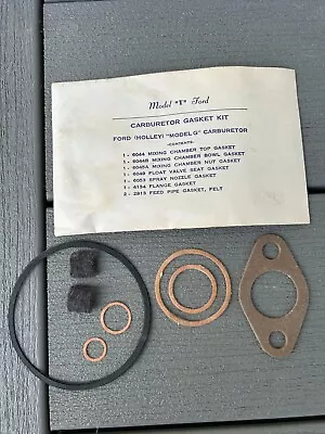 Model T Ford Parts Carburetor Gasket Kit HOLLEY Model G NOS • $15