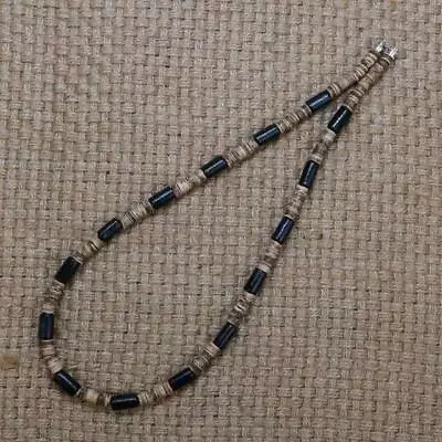 Necklace For Men Simple Geometric Tribal Ethnic Coconut Shell Beaded Necklace • $15.99