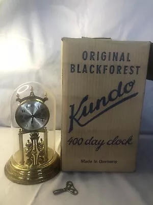 Kundo Anniversary Clock Kieninger Obergfell 400 Day Black Forest Original Box • $210.76